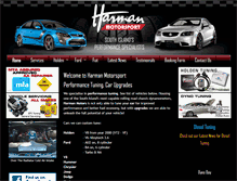 Tablet Screenshot of harmanmotors.co.nz